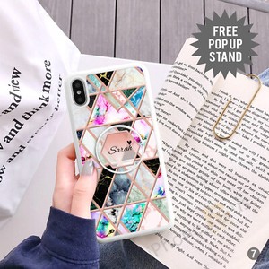 For iPhone Samsung Huawei Personalised Phone Case Cover And Text Holder 154-7
