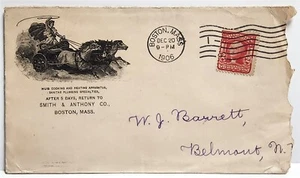 1906 Hub Cooking & Eating Apparatus Smith & Anthony Co. Boston Advertising Cover - Picture 1 of 2