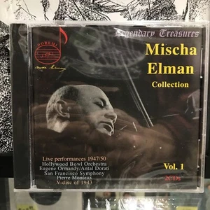 Mischa Elman Collection Vol. 1 (Ormandy, Dorati, Monteux) 2 CD Set Doremi Neu - Bild 1 von 2