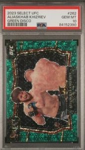 Aliaskhab Khizriev Rookie Green Disco /5 - 2023 Select UFC - PSA 10 Rookie RC - Picture 1 of 1