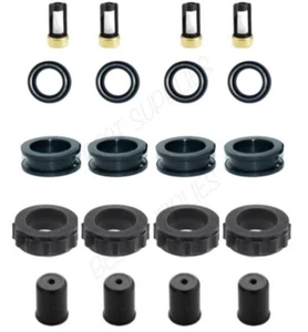Fuel Injector Seals Orings Grommets Filters Caps Repair Service Kit for Mazda  - Picture 1 of 3
