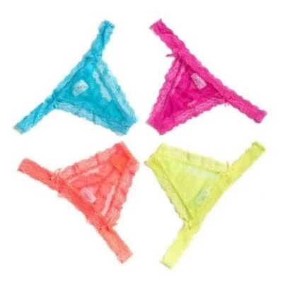 Coquette Sexy Caja de Pañuelos Pop-Up Tanga Paquete de 4 OS (818) Foto 1 de 4