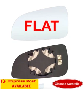 LEFT Passenger side FLAT mirror glass with PLATE for HOLDEN ASTRA AH (2004-2009) - Picture 1 of 4