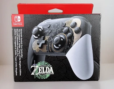 NINTENDO SWITCH PRO CONTROLLER LEGEND OF ZELDA TEARS OF THE KINGDOM EDITION BNIB - Image 1 of 4
