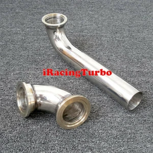 New Stainless Steel Dump Tube Pipe+ Elbow Adaptor For Tial MVR38 38mm Wastegate - Bild 1 von 6