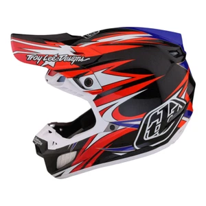 Troy Lee Designs Adult's SE5 Composite Dirt Bike Helmet Inferno Red - Large - Picture 1 of 7