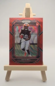 2022 Panini Prizm David Bell RED Wave Prizm RC SP /149 Browns - Bild 1 von 2