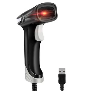 Scanner de Codes-Barres Filaire 2D QR Lecteur de Codes-Barres Portable Lecteu... - Photo 1/7