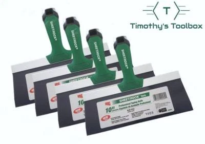 SHEETROCK TOOLS USG Sheetrock 10'' Blue Steel Pro-Series Drywall Taping Knife (Pack of 4)