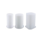 3X(Silicone Moulds Pillar Candle Moulds for Candle Making S9U5)