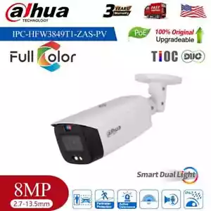 Telecamera IP DAHUA TiOC 4K 8MP zoom 5x a colori 2 vie audio IPC-HFW3849T1-ZAS-PV - Foto 1 di 17