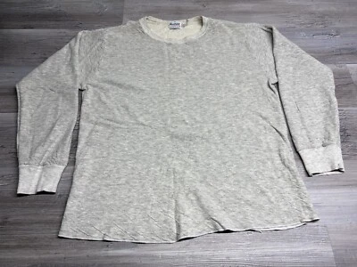 Camisa De Colección Doble Plegable Para Hombres Talla XL Gris Manga Larga Cuello Tortuga Capa Base Top de Esquí Foto 1 de 4