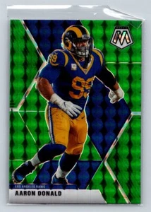 2020 Panini Mosaic #118 Aaron Donald Prizm Green - Picture 1 of 2