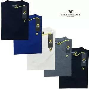 LYLE AND SCOTT MENS CLASSIC SHORT SLEEVE CREW NECK T-SHIRT SUMMER SALE - Picture 1 of 9