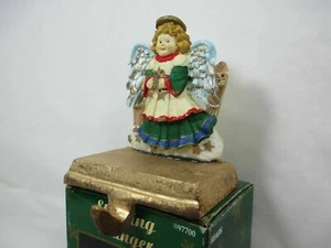 Sears Gusseisen Polyresin Engel Kamin Kaminsims Strumpf Aufhänger Haken 97700 - Bild 1 von 11
