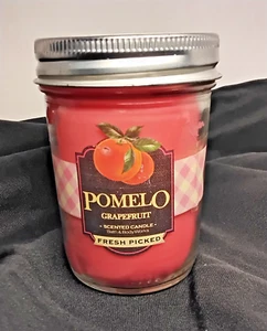 BATH & BODY WORKS POMELO GRAPEFRUIT SCENTED 1 Wick CANDLE- 6oz. - Picture 1 of 2