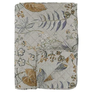 Chic Antique Quilt Aix Ópalo Con Patrón de Flores 180x130 CM Algodón Colcha - Imagen 1 de 3