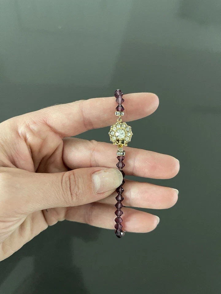 Pulseira Swarovski com dois strass faltando - Imagem 1 de 2