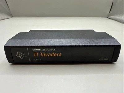 TI INVADERS Texas Instruments TI-99/4A Cartridge - 1981  PHM3053 - Vintage - Image 1 of 4