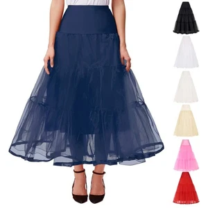 Stylisches Vintage Kleid mit Reifrock Petticoat Unterrock für Damen von GK - Bild 1 von 72