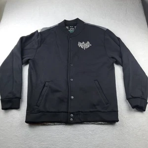 Rebel Vengeance  Japanese Samurai Skull Jacket Statement Mens Large  - Picture 1 of 23