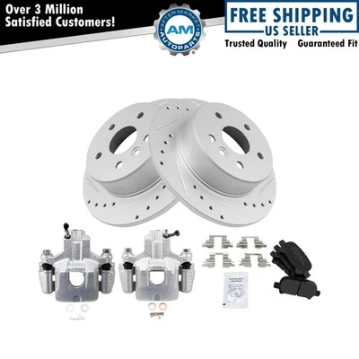 Комплект задних тормозных колодок и ротора подходит для Toyota Avalon 2000-2004 годов выпуска - Изображение 1 из 4