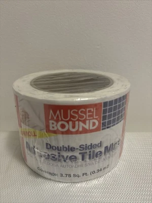 NEW Mussel Bound Adhesive Tile Mat Mini Roll - 3" x 15' DOUBLE-SIDED 1-PACK - Image 1 of 4