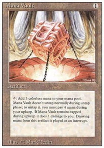 MTG Mana Vault, Light Play, English Revised Edition - Image 1 of 1