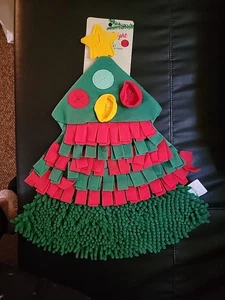 Merry & Bright Snuffle Mat Dog Toy - Christmas Tree, Puzzle, Washable, Non-skid - Picture 1 of 2