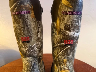 Lacrosse Women's Alphaburly Pro 15" Realtree Edge 800g Boot Sz 10 - Image 1 of 4