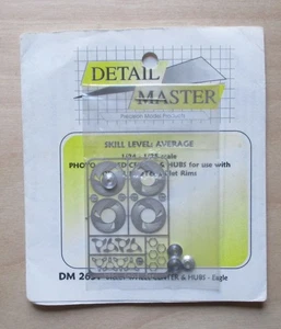 Billet Wheel Center 1:24 1:25 DETAIL MASTER CAR MODEL ACCESSORY 2651 - Picture 1 of 1