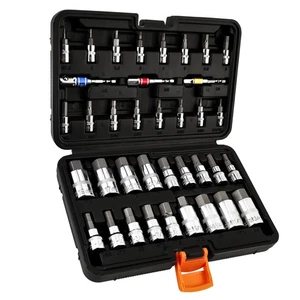 37-Piece Hex Bit Socket Set，3/8, 1/4, 1/2 Inch Drive Sae and Metric Allen Soc... - Bild 1 von 7