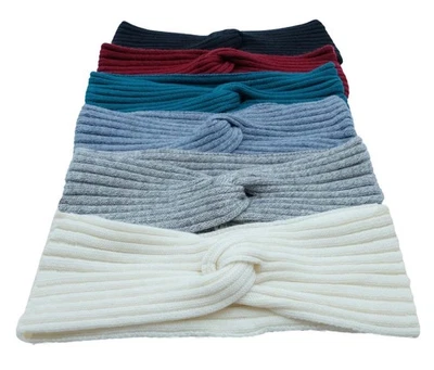 BEAZZ Stirnband Ohrenwärmer Damen Winter 100% WOLLE Merino