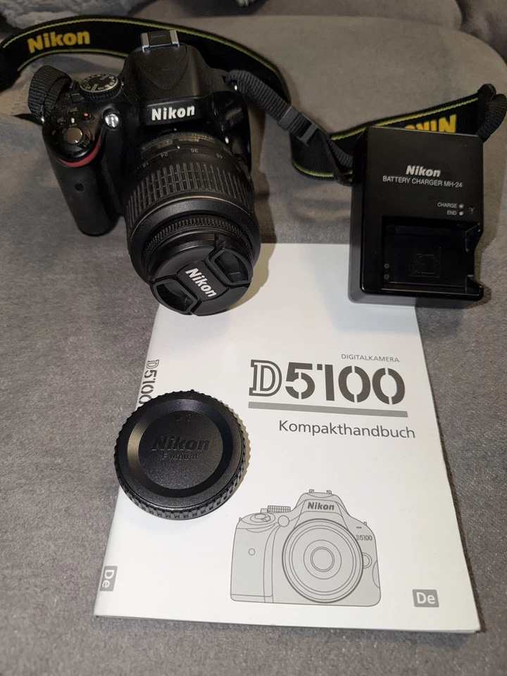 Nikon D5100 Kit m/ AF-S DX 18-55mm f/3.5-5.6G ED VR Objektiv sehr gut ! - Bild 1 von 4