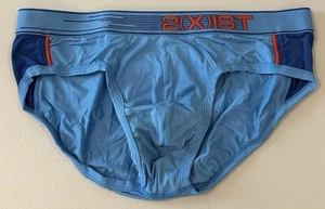 2xist Blue Microfiber Briefs Men’s Large Vintage - Picture 1 of 4