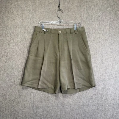 Шорты мужские Tori Richard 100% Tencel 32 по внутреннему шву 7 дюймов хаки чино повседневные пляжные походные - Изображение 1 из 4
