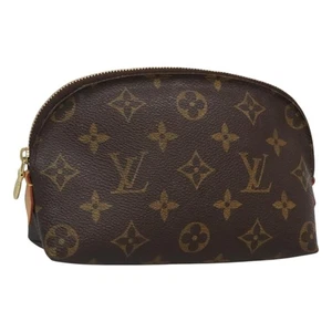 LOUIS VUITTON Monogram Pochette Cosmetic PM Pouch M43998 LV Auth 120596 - Picture 1 of 18