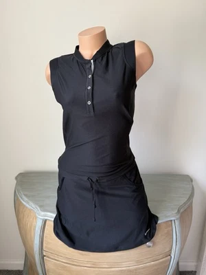 Nike Golf Tour Dress Performance Sleeveless Womens S Dri Fit Black Drawstring - Image 1 of 4