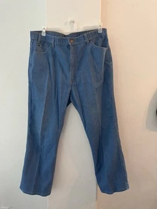 Vintage Levis orange tab jeans 1970s, With A Skosh More Room 42x30 Made In USA - Picture 1 of 10