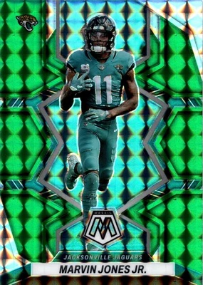 2022 Panini Mosaic -  Marvin Jones #27 Green Mosaic Prizm   - Image 1 of 2