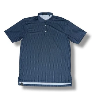 Turtleson Polo Shirt Men’s Large Geometric Golf Performance Short Sleeve - Picture 1 of 7
