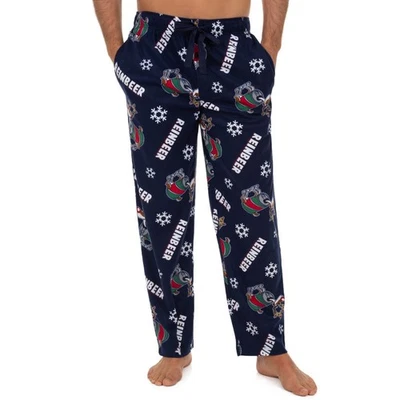 Fruit Of The Loom Reinbeer Navidad Polar Dormir Pijama Pantalones Hombres Grande 36-38 Foto 1 de 2