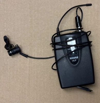 Shure ULX1 M1 Wireless 662-698 MHz Bodypack Transmitter - w/ WL184 Microphone - Image 1 of 2