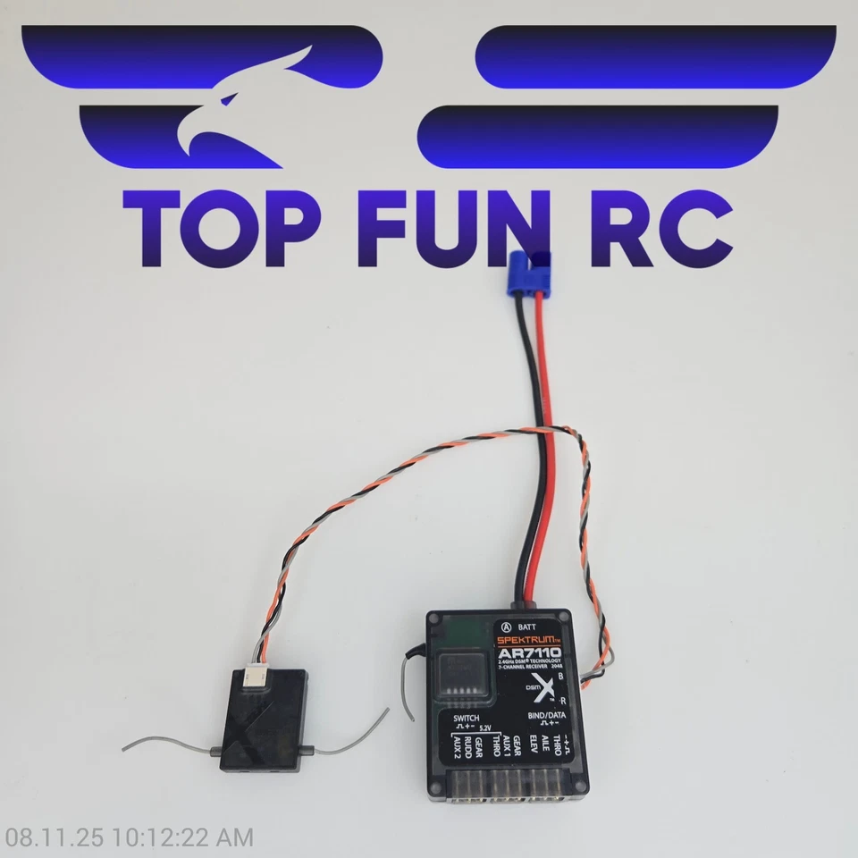 Spektrum AR7110 2.4GHz DSM Technology 7-Channel Receiver For Helicopter - Image 1 of 2
