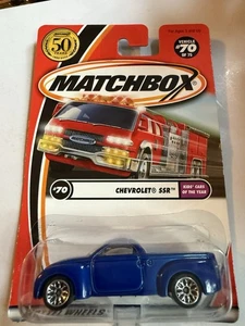 MATCHBOX 2002 #70 CHEVROLET SSR WITH 50TH ANNIVERSARY LOGO - Picture 1 of 9