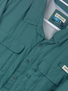 Magellan Outdoor Vented Fishing Shirt Long Sleeve Button Down Men’s Size 4XL EUC - Picture 1 of 6