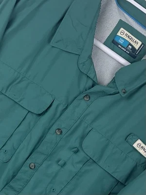 Magellan Outdoor Vented Fishing Shirt Long Sleeve Button Down Men’s Size 4XL EUC - Image 1 of 4