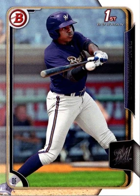 2015 Bowman Draft Picks & Prospects Demi Orimoloye #5 Milwaukee Brewers - Image 1 of 2