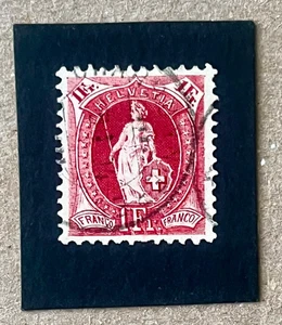 Switzerland #97a VF Used w/CDS.      Catalog $55.00 - Picture 1 of 1
