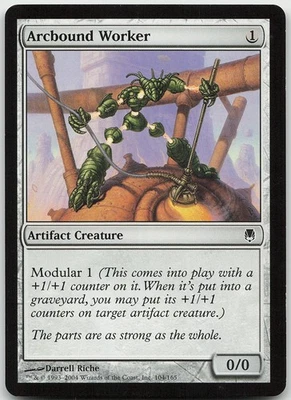 Arcbound Worker 104 Common Darksteel NM MTG - Image 1 of 2